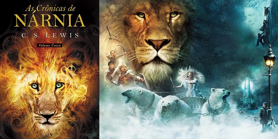 livro e filme nárnia